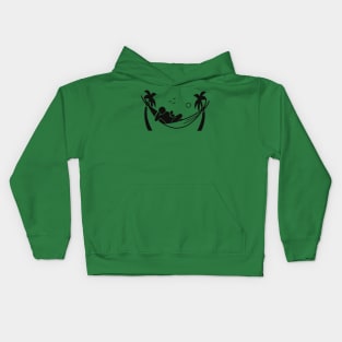 Rest on a hammock. Kids Hoodie